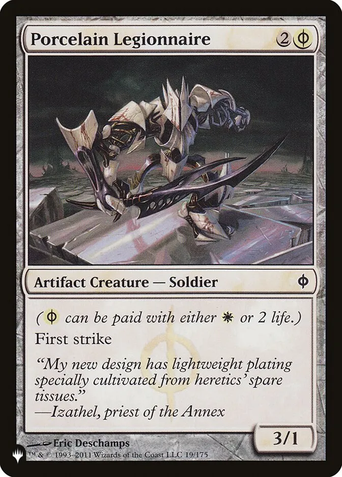 Porcelain Legionnaire Front Face