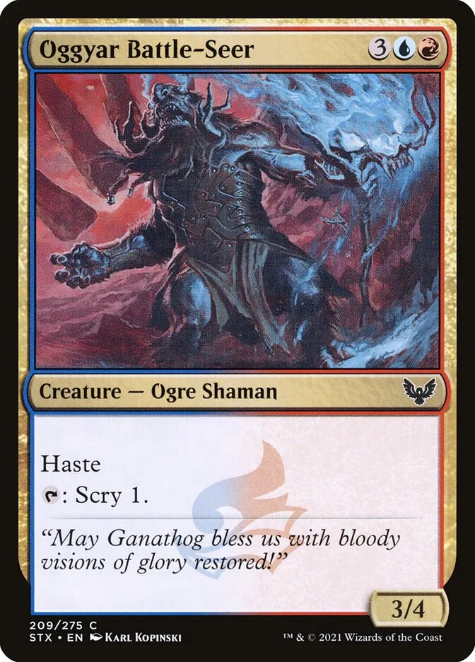 Oggyar Battle-Seer Front Face