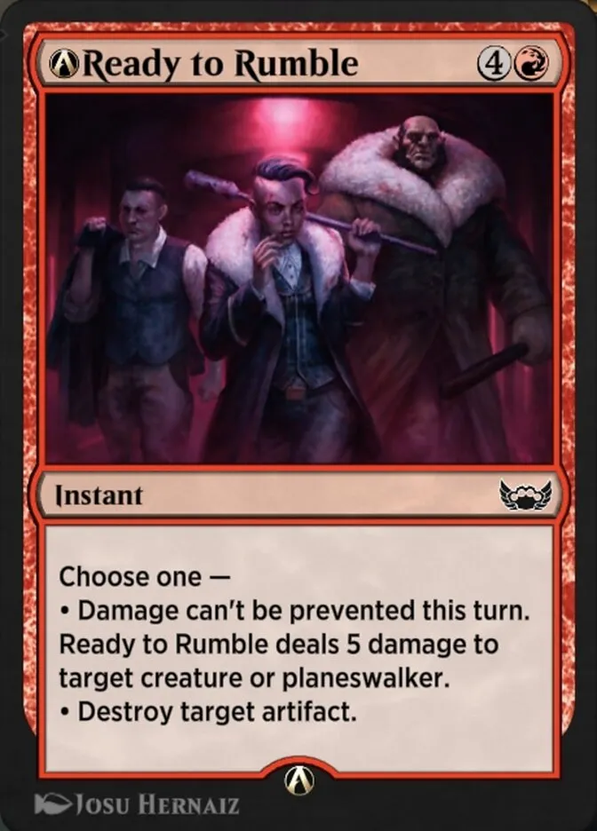 A-Ready to Rumble Front Face
