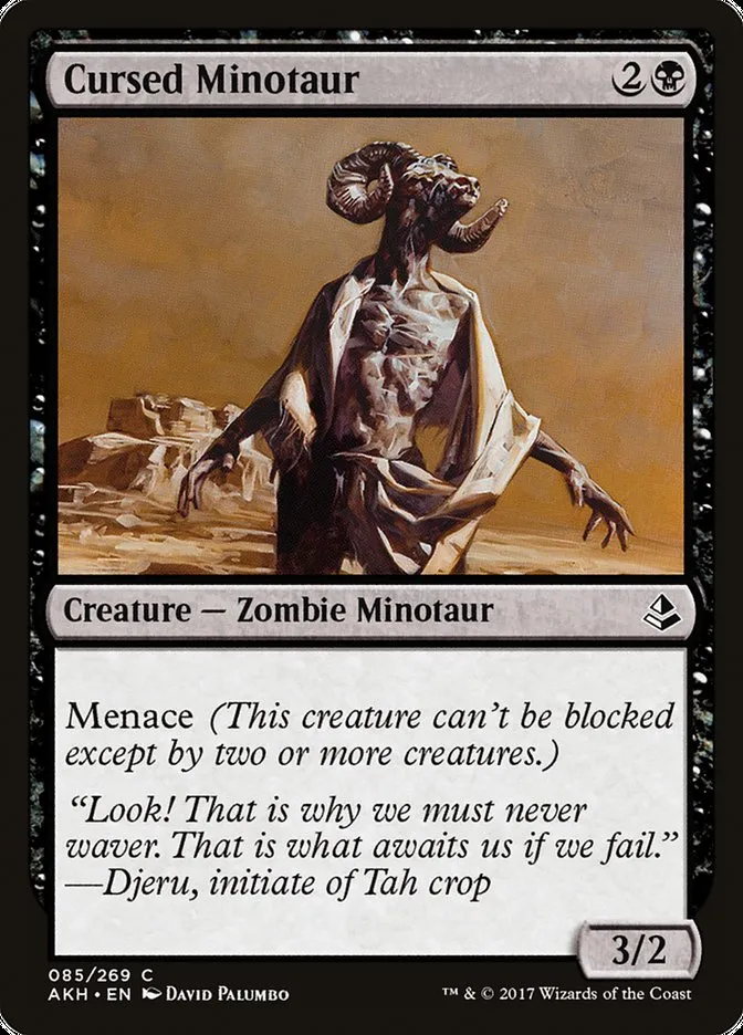 Cursed Minotaur Front Face