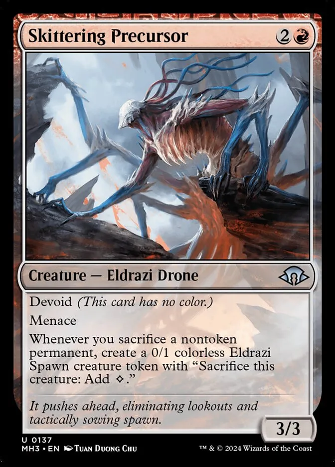Skittering Precursor Front Face