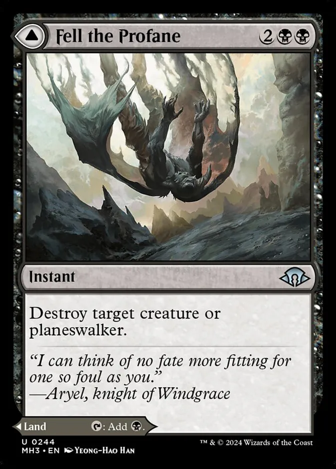 Fell the Profane // Fell Mire Front Face