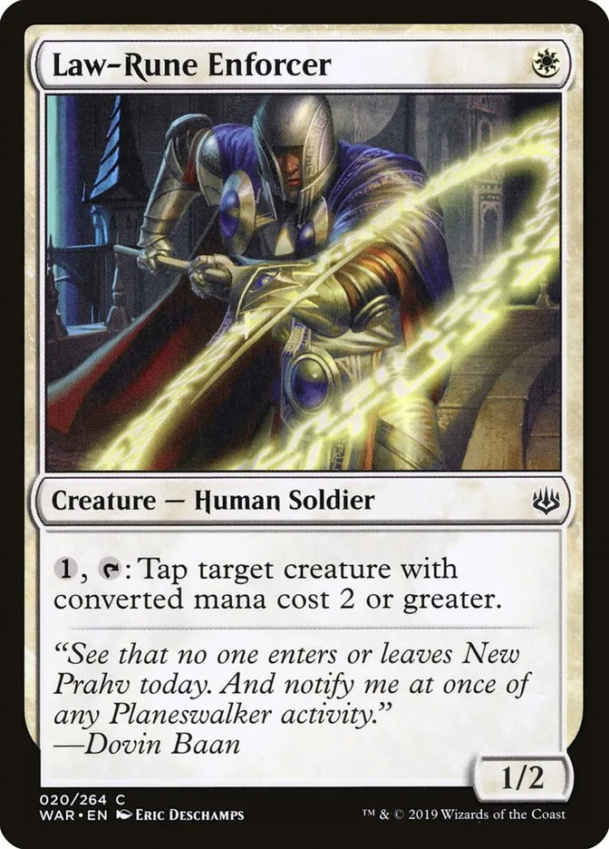 Law-Rune Enforcer Front Face