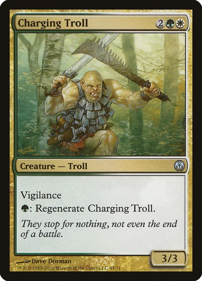 Charging Troll Front Face