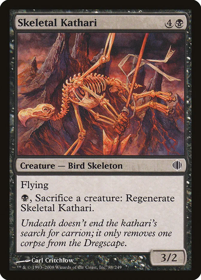 Skeletal Kathari Front Face