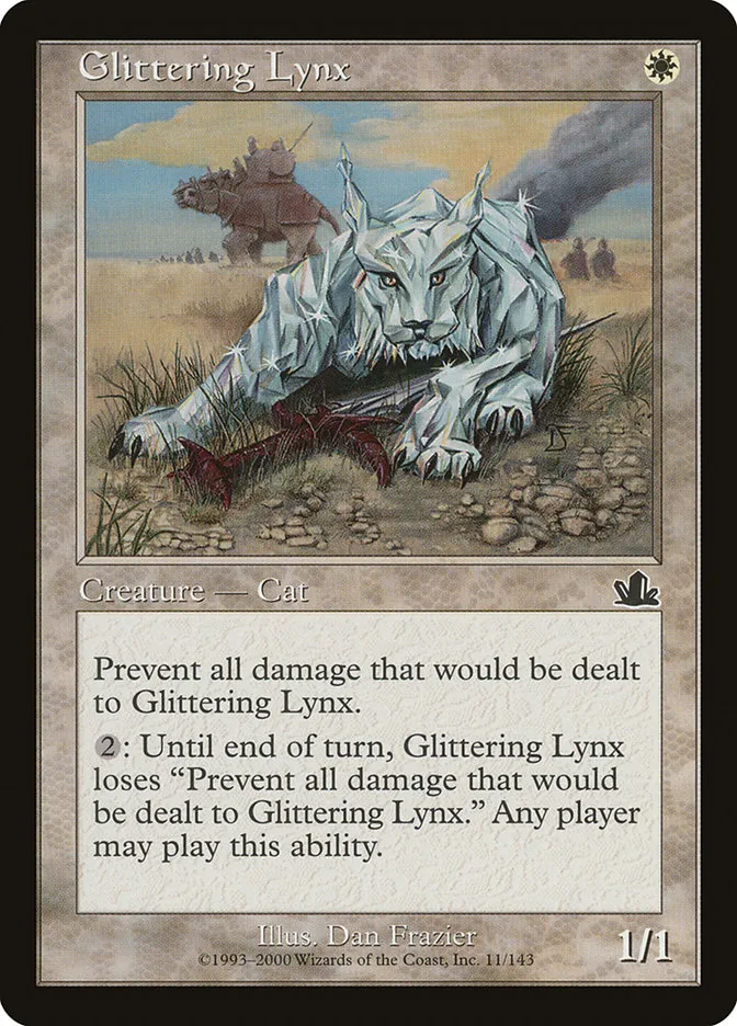 Glittering Lynx Front Face