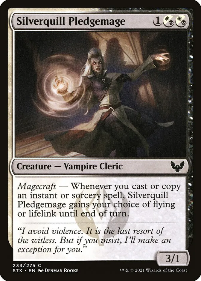 Silverquill Pledgemage Front Face