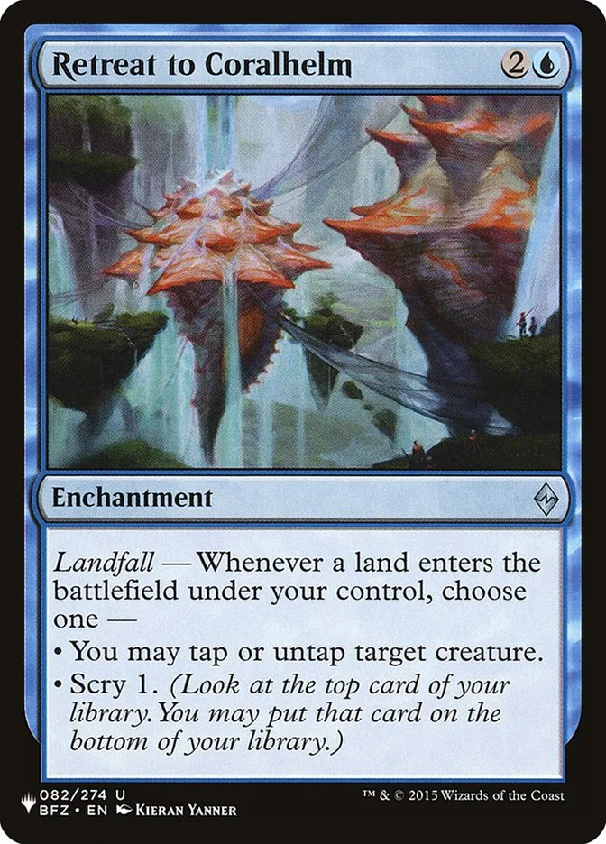 Retreat to Coralhelm Front Face