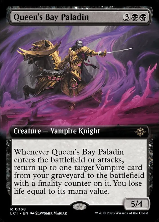 Queen's Bay Paladin Front Face