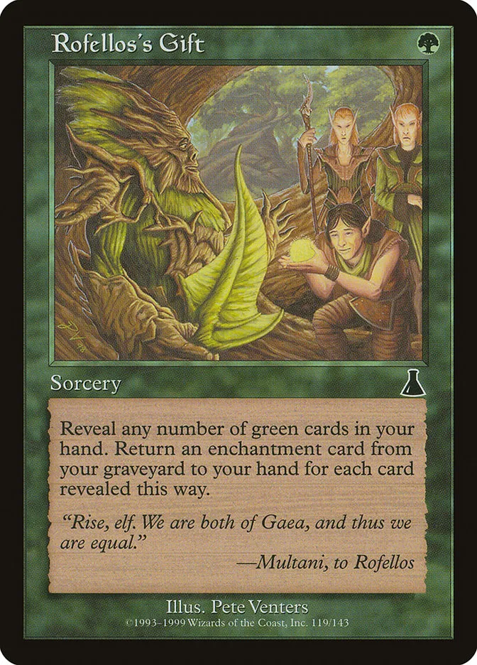 Rofellos's Gift Front Face