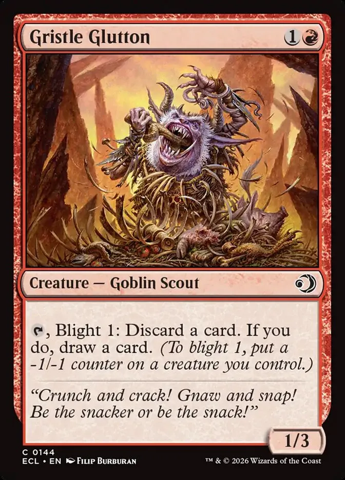 Gristle Glutton Front Face