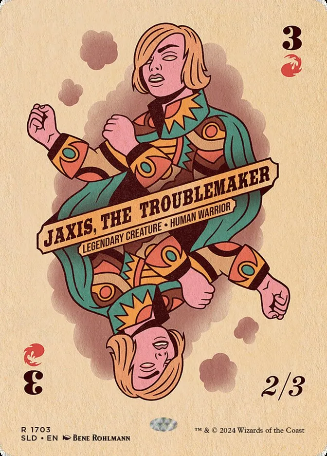 Jaxis, the Troublemaker Front Face