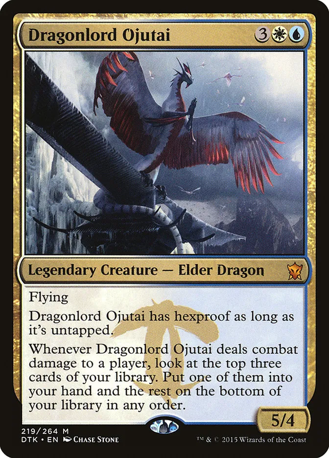 Dragonlord Ojutai Front Face