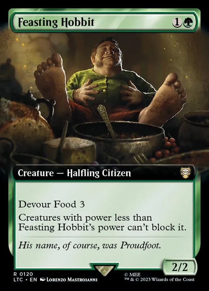 Feasting Hobbit Front Face