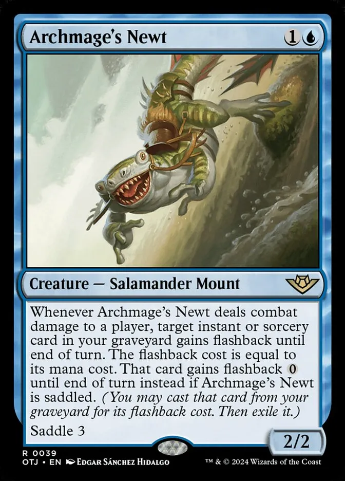 Archmage's Newt Front Face