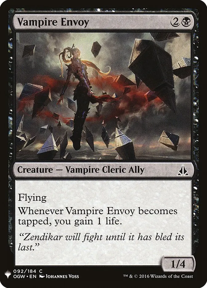 Vampire Envoy Front Face