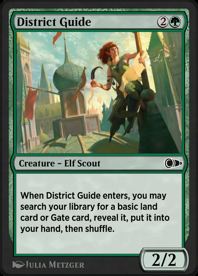 District Guide Front Face