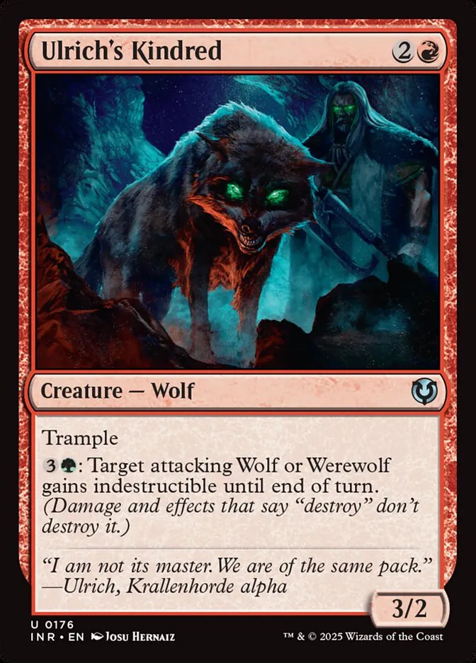 Ulrich's Kindred Front Face