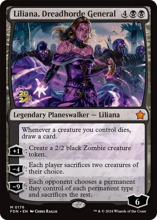 Liliana, Dreadhorde General Front Face