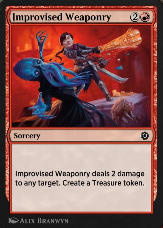 Improvised Weaponry Front Face
