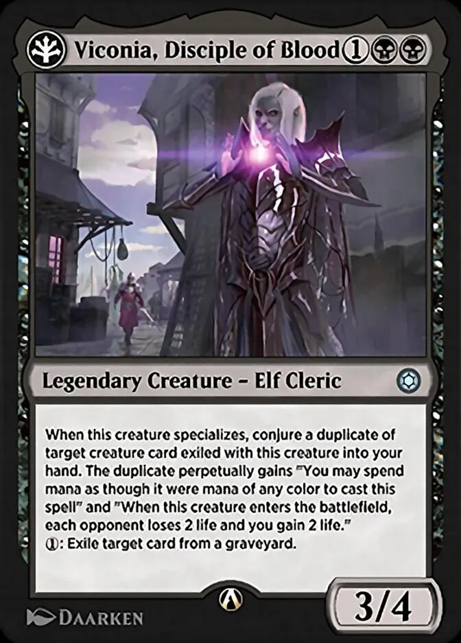 Viconia, Disciple of Blood Front Face