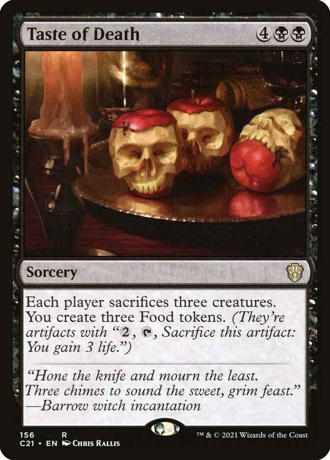 Taste of Death Front Face