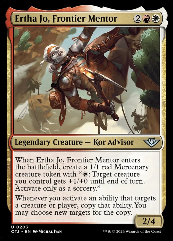 Ertha Jo, Frontier Mentor Front Face