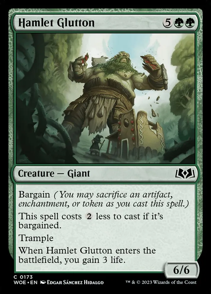 Hamlet Glutton Front Face