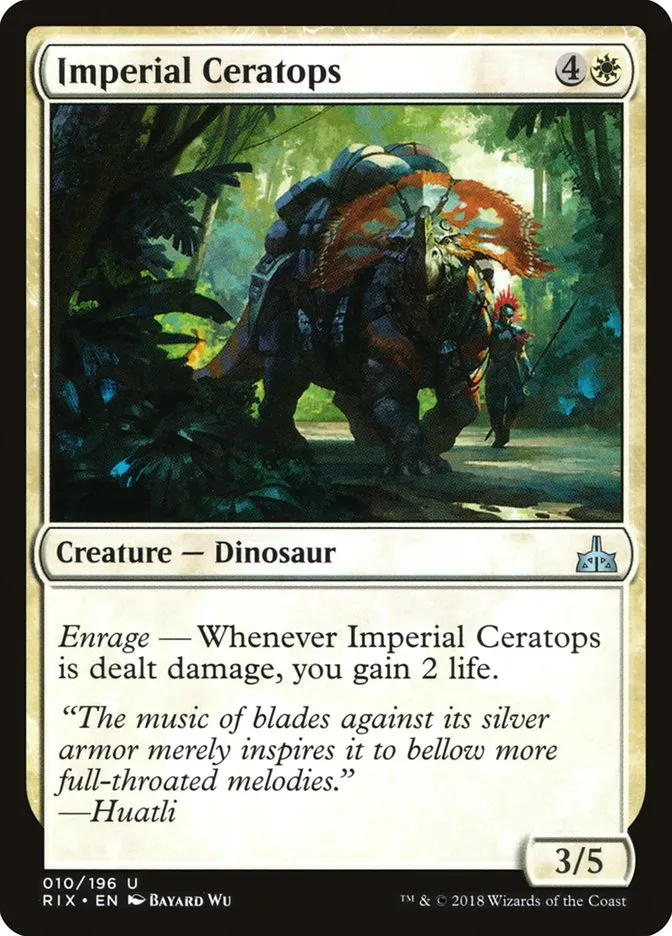 Imperial Ceratops Front Face