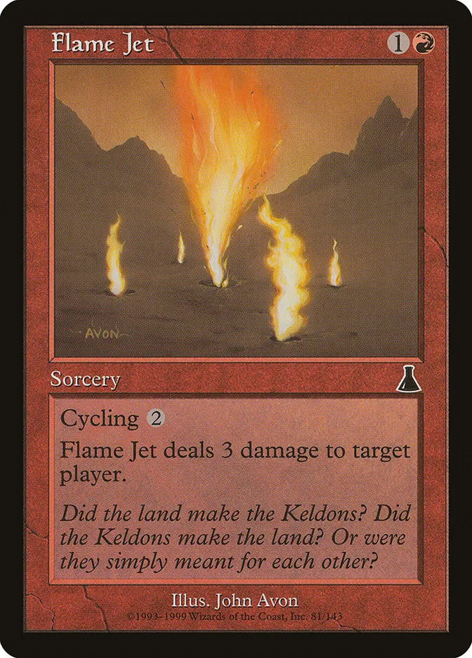 Flame Jet Front Face