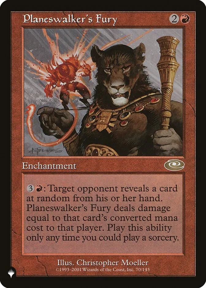 Planeswalker's Fury Front Face