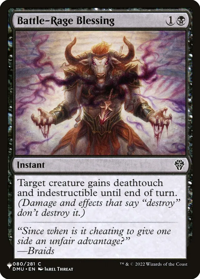 Battle-Rage Blessing Front Face