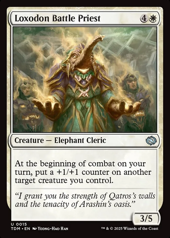 Loxodon Battle Priest Front Face