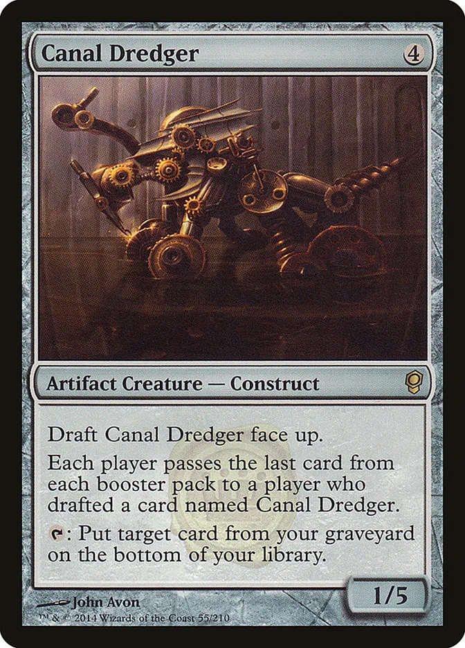 Canal Dredger Front Face