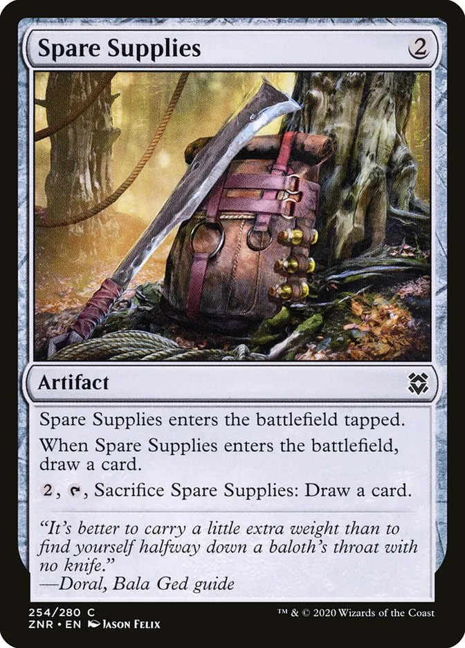 Spare Supplies Front Face