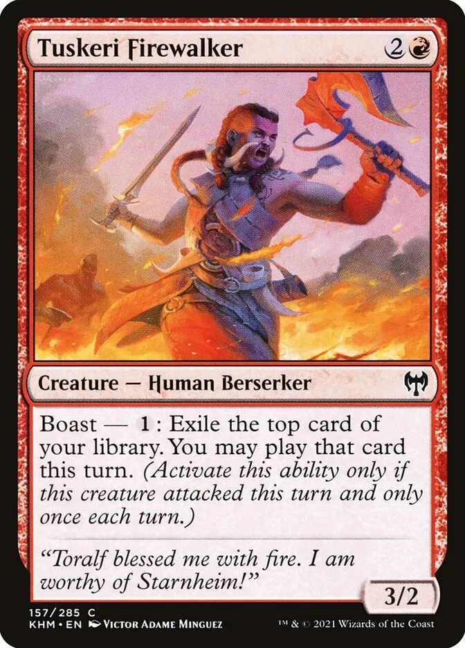 Tuskeri Firewalker Front Face