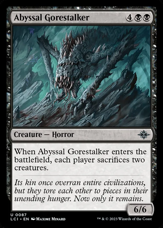 Abyssal Gorestalker Front Face