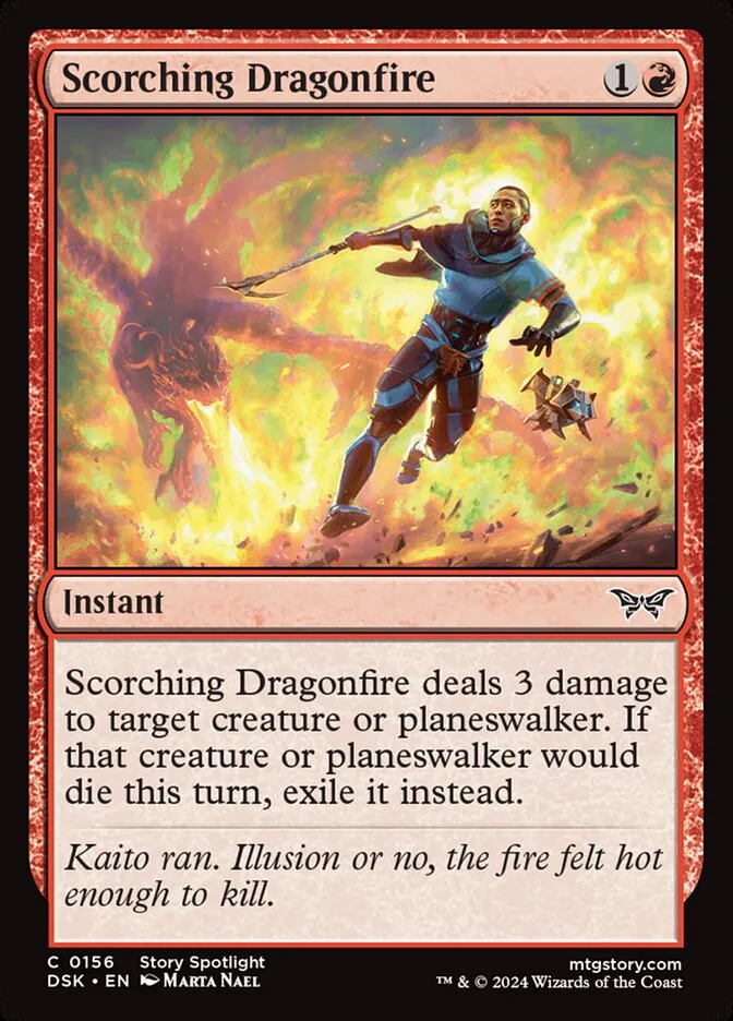 Scorching Dragonfire Front Face