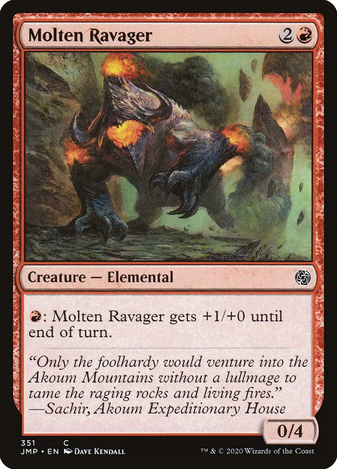 Molten Ravager Front Face