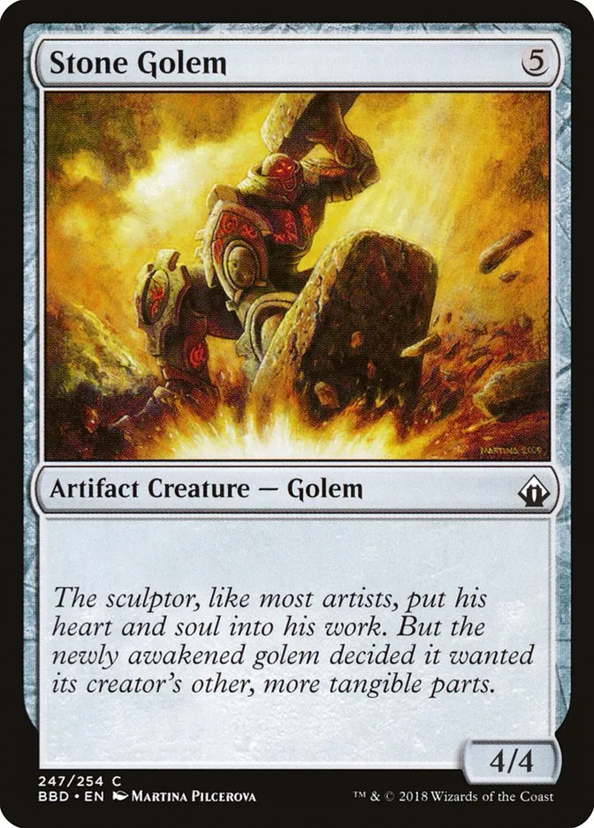 Stone Golem Front Face