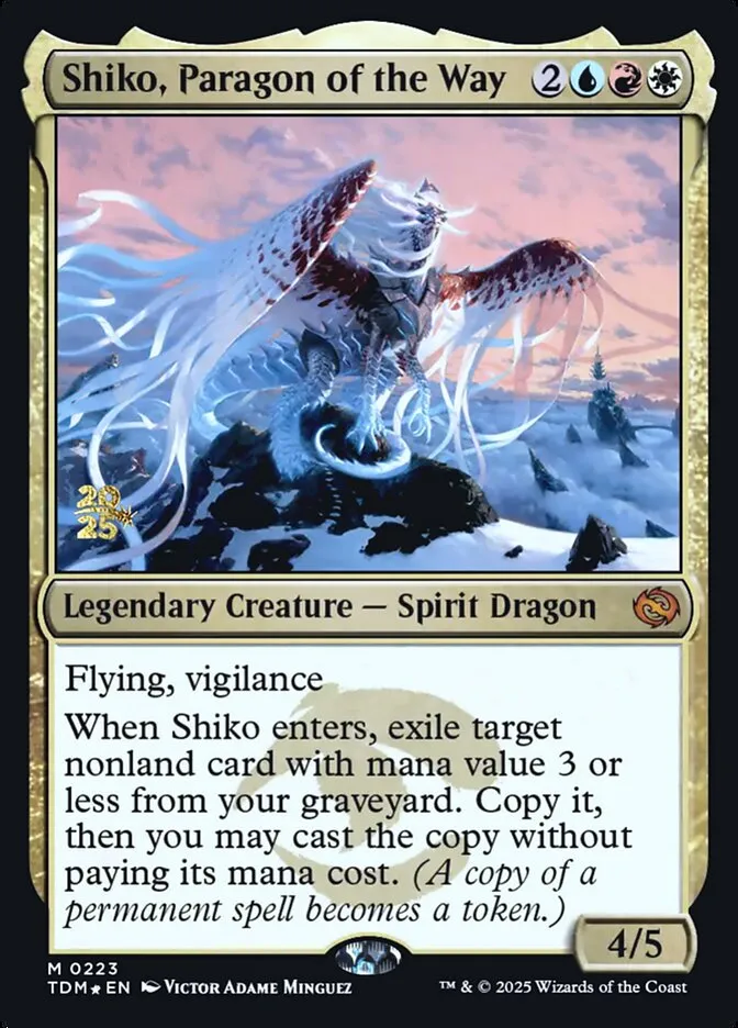 Shiko, Paragon of the Way Front Face