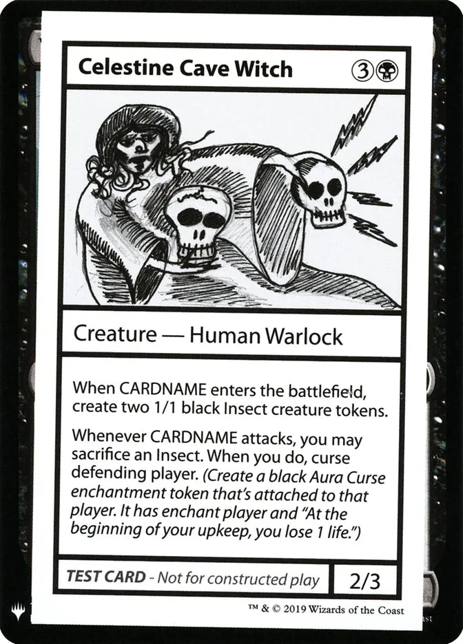 Celestine Cave Witch Front Face