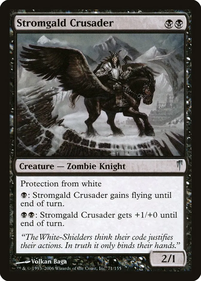 Stromgald Crusader Front Face
