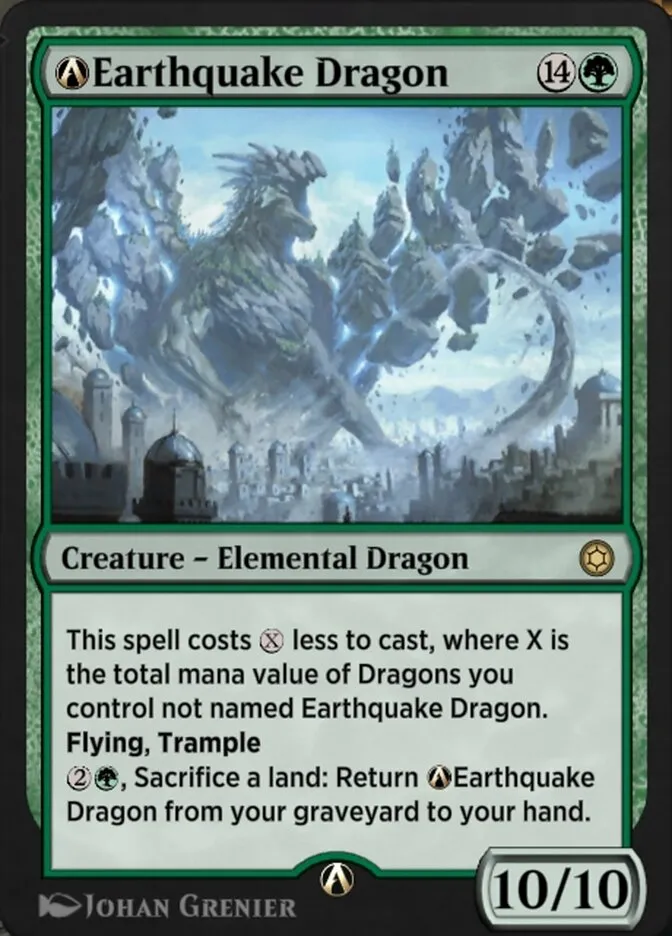 A-Earthquake Dragon Front Face