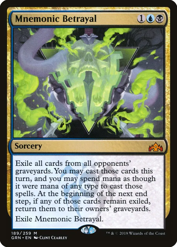 Mnemonic Betrayal Front Face