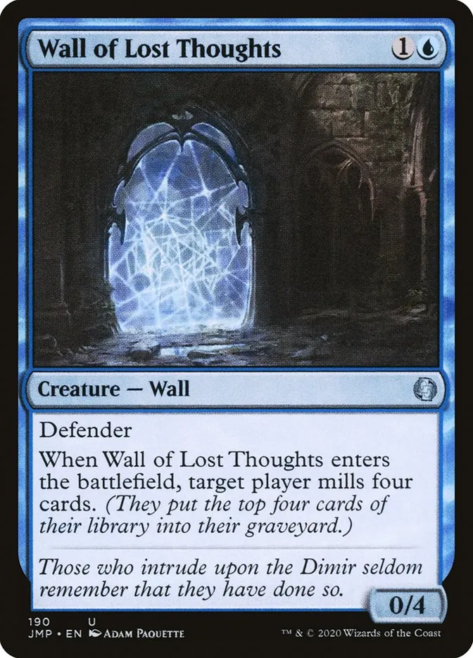 Wall of Lost Thoughts Front Face