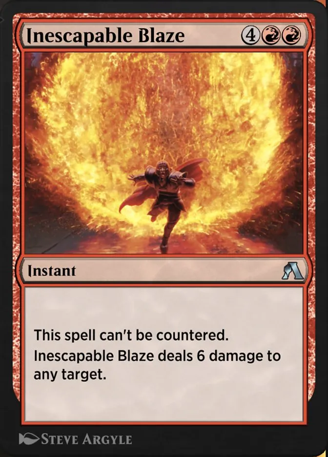 Inescapable Blaze Front Face