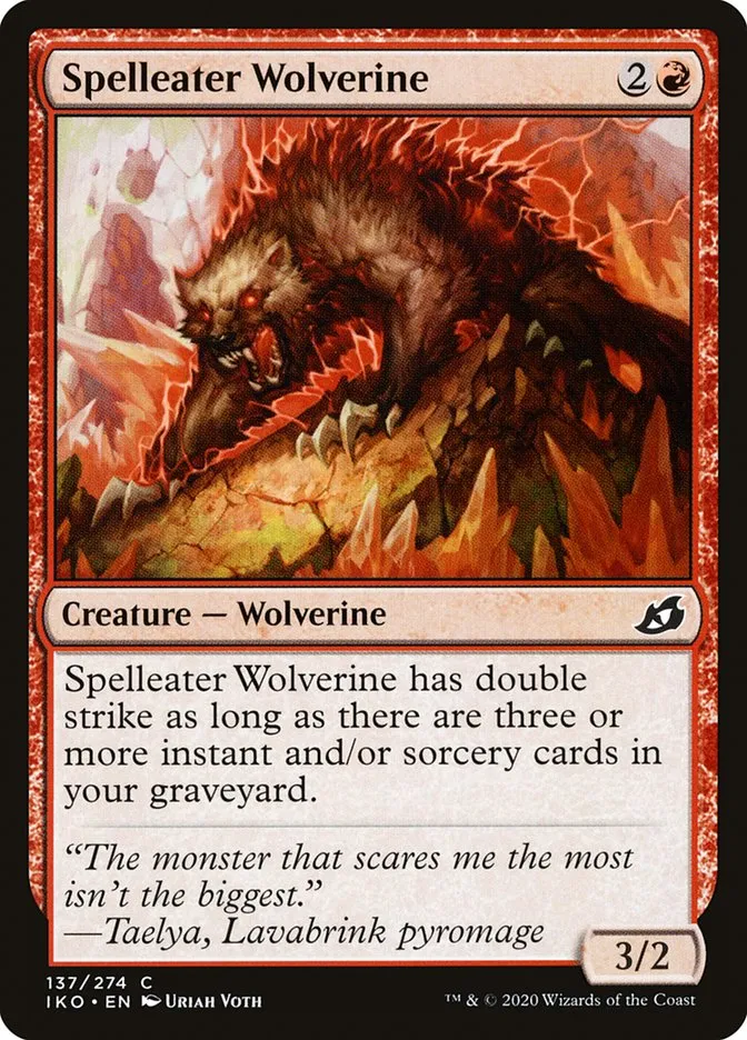 Spelleater Wolverine Front Face