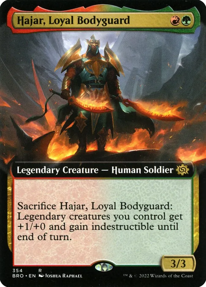 Hajar, Loyal Bodyguard Front Face