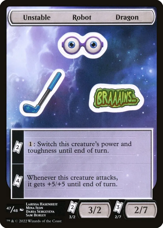 Unstable Robot Dragon Front Face